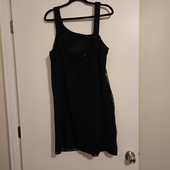 Unique Black and Silver Sparkle Starburst Bodycon Stretch Party Dress Plus Sz 1X - Picture 3 of 6